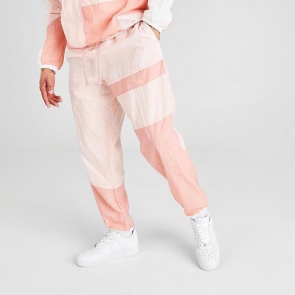 Nike Jordan Flight Basketball Pants Joggers Windbreaker Material Retro 90s Size…